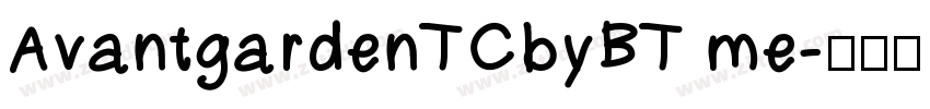 AvantgardenTCbyBT me字体转换